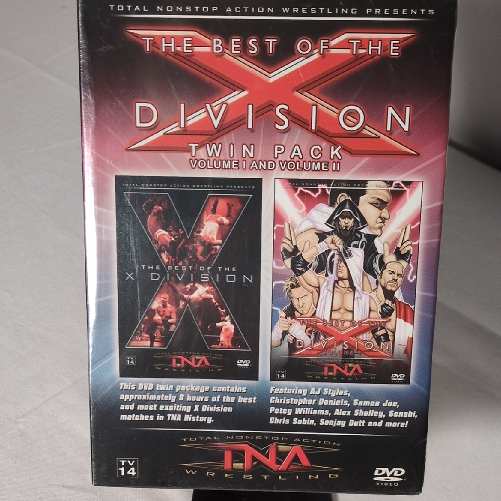 TNA X Division Twin Pack DVD - Red and Black